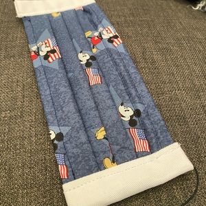 Mickey/USA flag face mask with filter